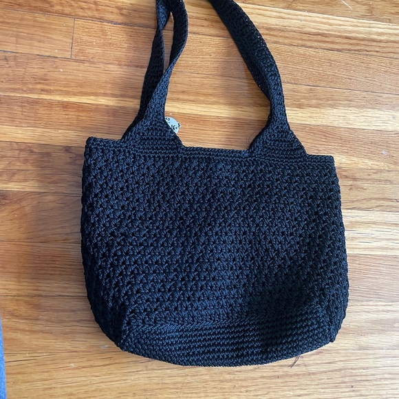 The Sak Black Knit Tote Bag - Picture 3 of 3